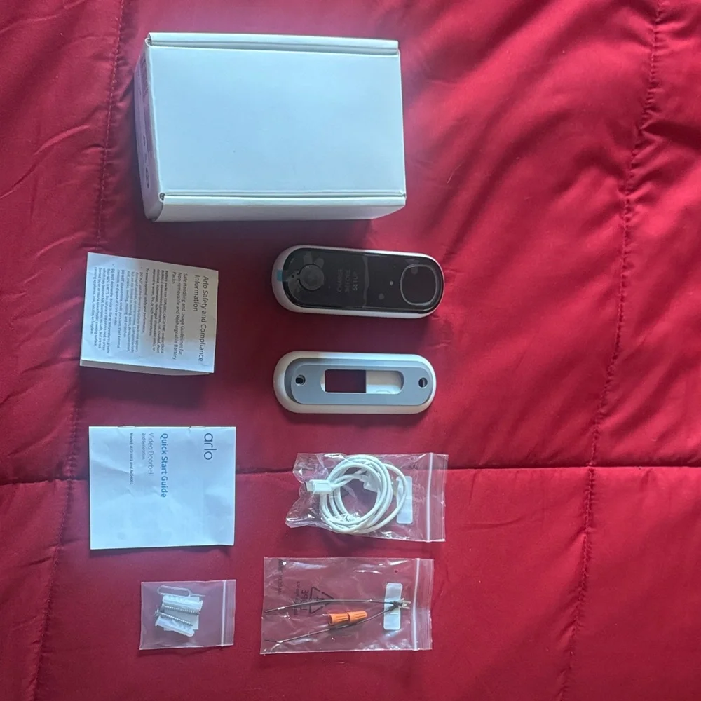 Black and White Video Doorbell